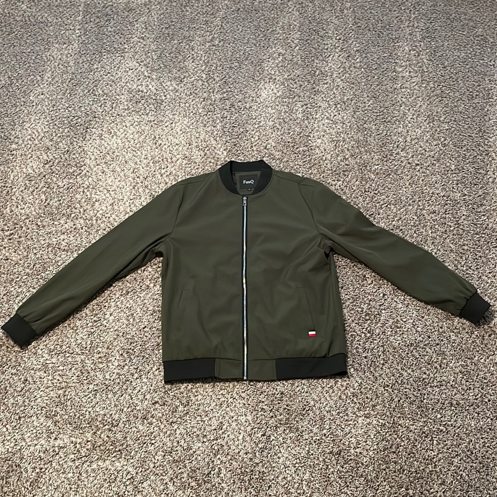 FoxQ - Lightweight Flight Bomber Jacket - Slim Fit